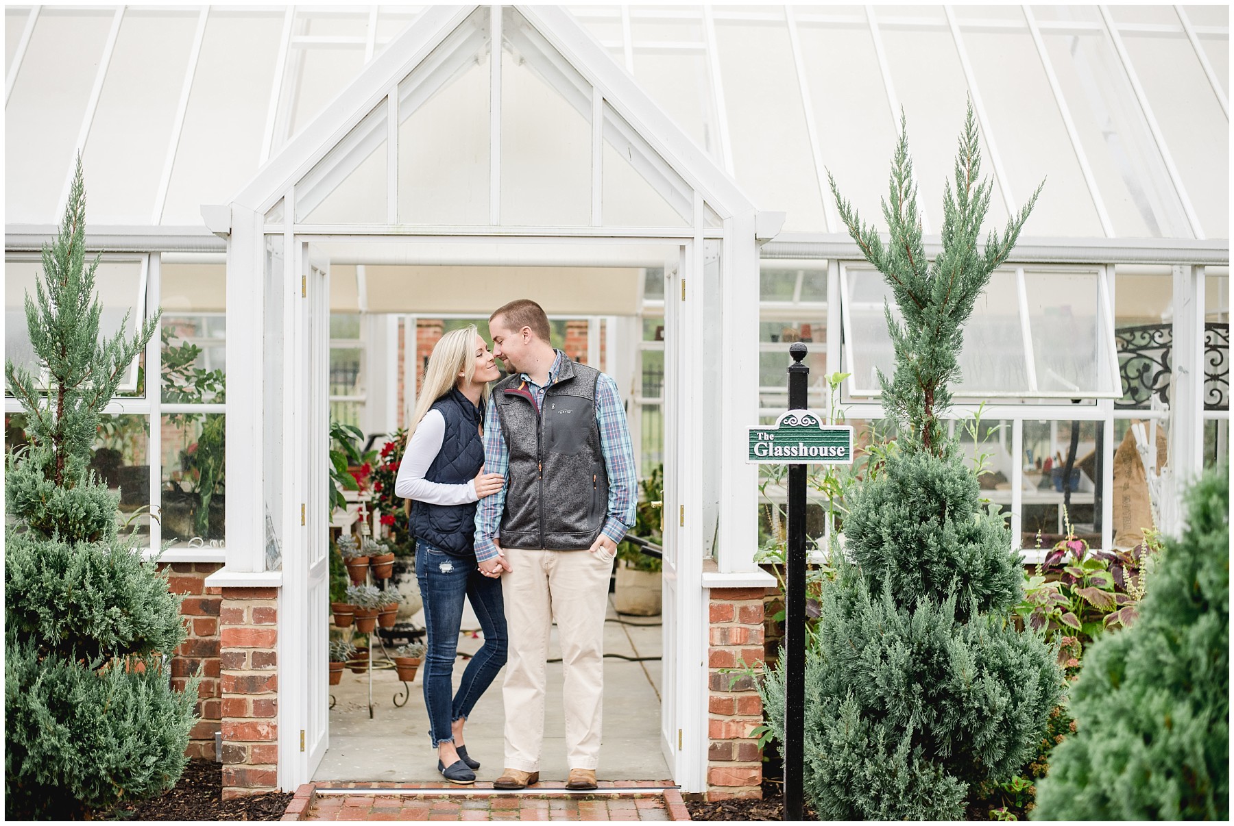 Intimate, Greenhouse, Engagement, Couples